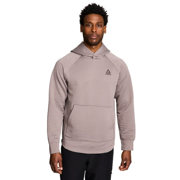 Reebok Men's and Big Men's Surge Textured Knit Pullover Hoodie Sweatshirt, Sizes S-3XL