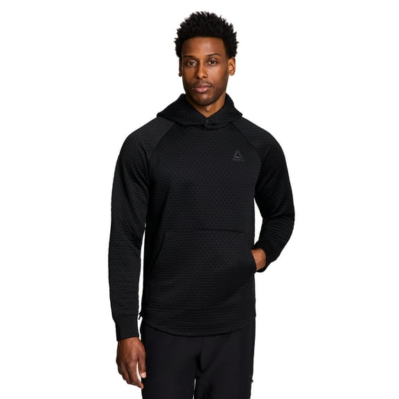 Reebok Men's and Big Men's Surge Textured Knit Pullover Hoodie Sweatshirt, Sizes S-3XL