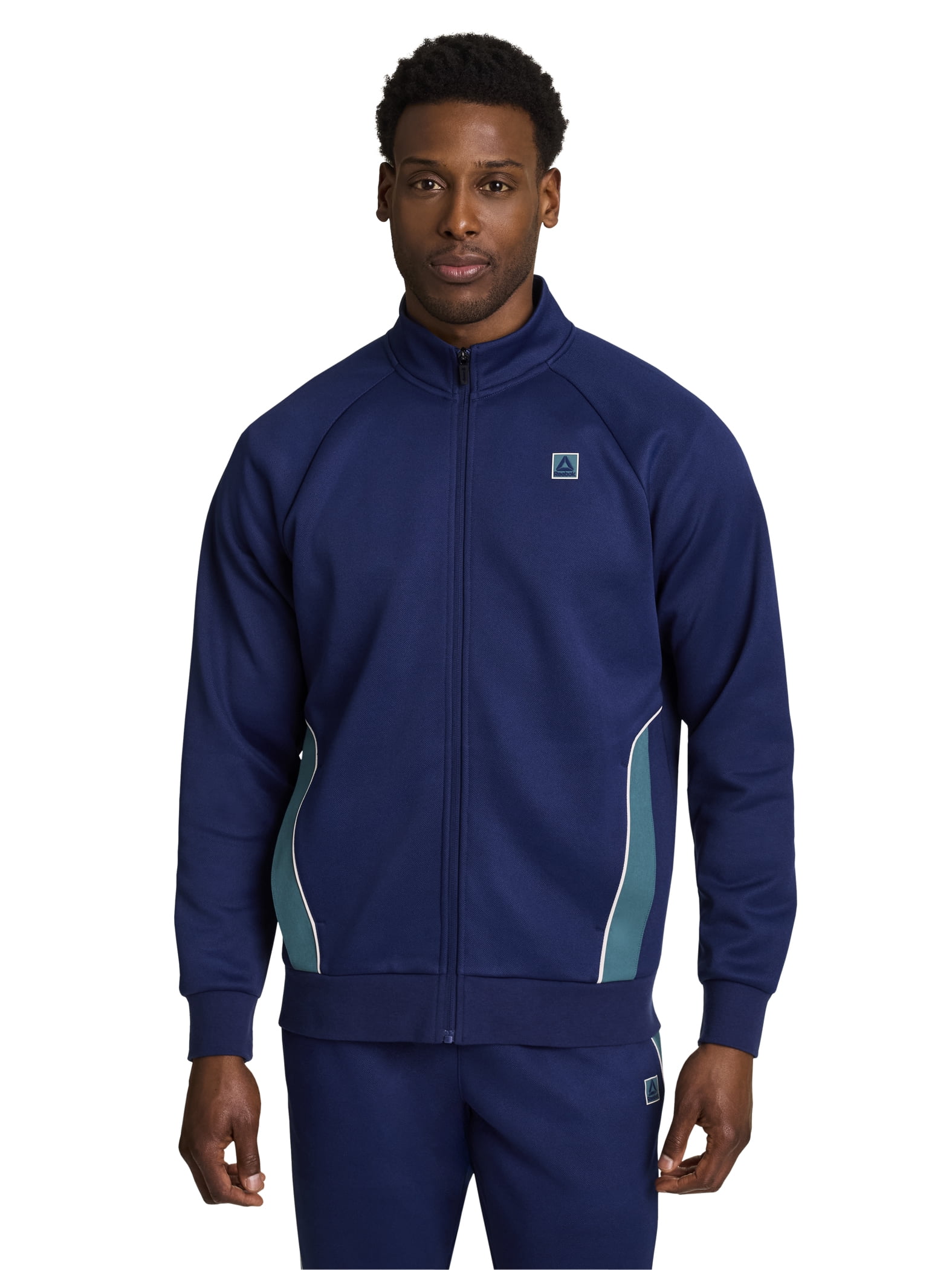 Reebok Men's and Big Men's Tenacity Mock Neck Full Zip Jacket