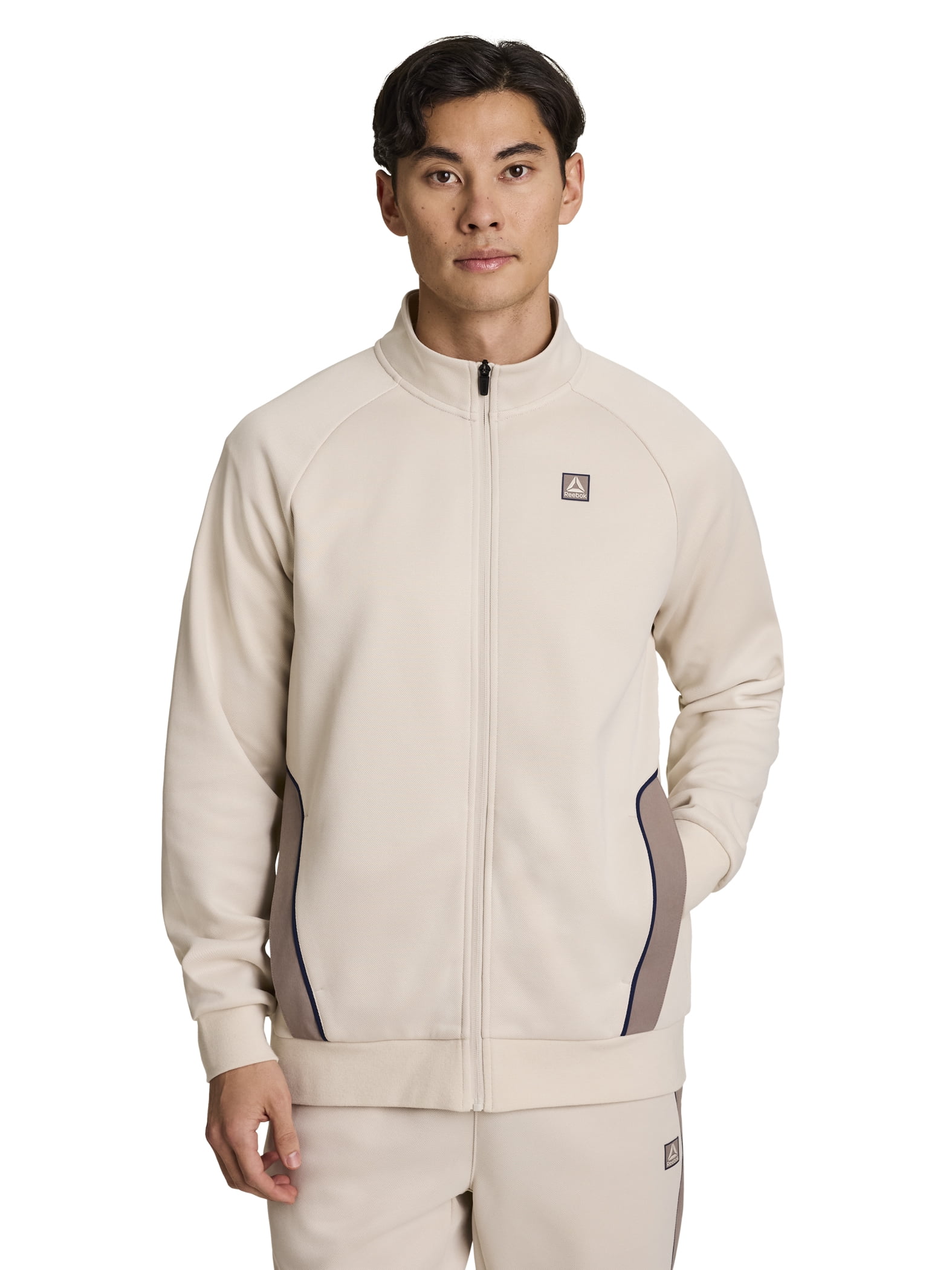 Reebok Men's and Big Men's Tenacity Mock Neck Full Zip Jacket