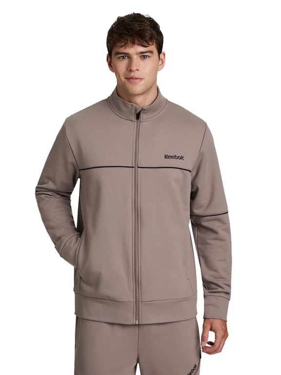 Men's and Big Men's Terry Full Zip Jacket, Sizes XS-5XL