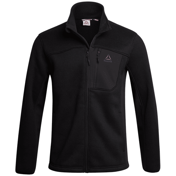 Reebok Men's and Big Men's Textured Fleece Jacket, Sizes S-3XL
