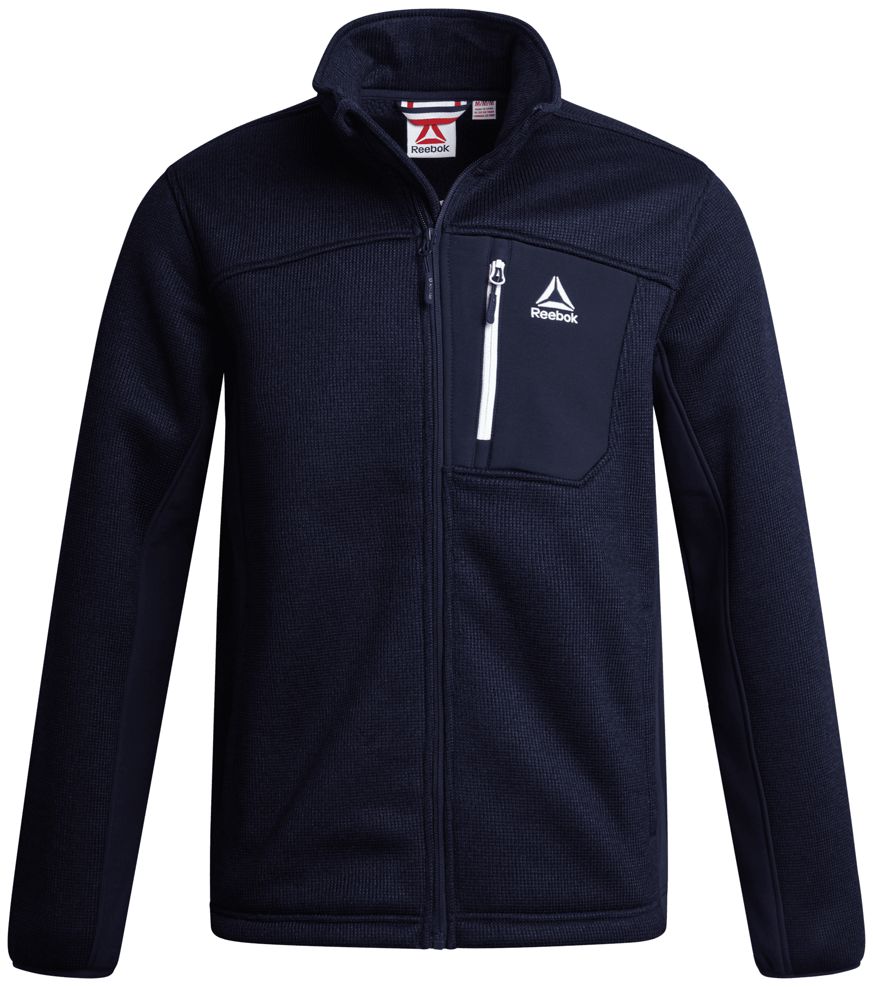 Reebok Men's and Big Men's Textured Fleece Jacket, Sizes S-3XL