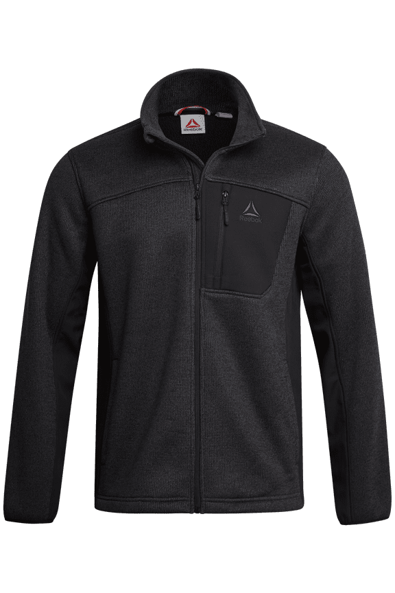 Men's and Big Men's Textured Fleece Jacket, Sizes S-3XL