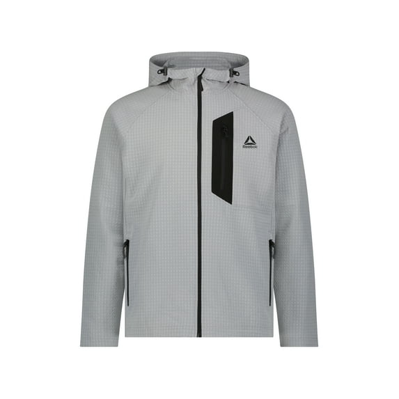 Reebok Men's and Big Men's Textured Stretch Jacket, Sizes S-3XL