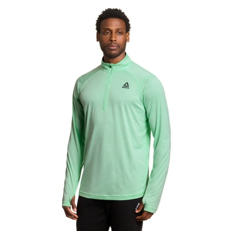 Reebok Men's and Big Men's Trail Quarter-Zip Active Pullover Shirt, Sizes XS-5XL