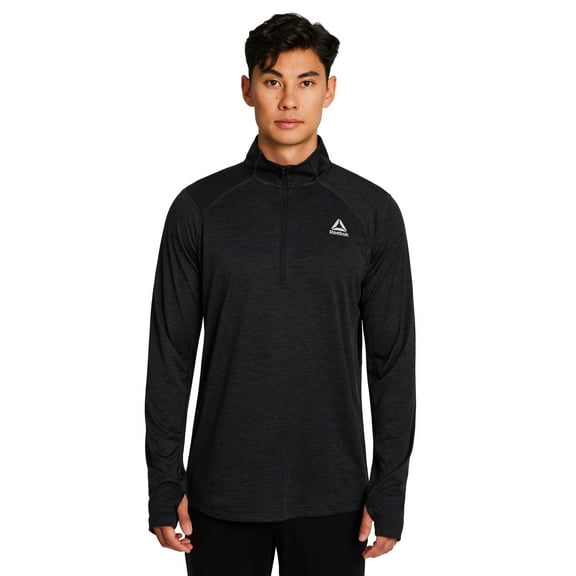Reebok Men's and Big Men's Trail Quarter-Zip Active Pullover Shirt, Sizes XS-5XL