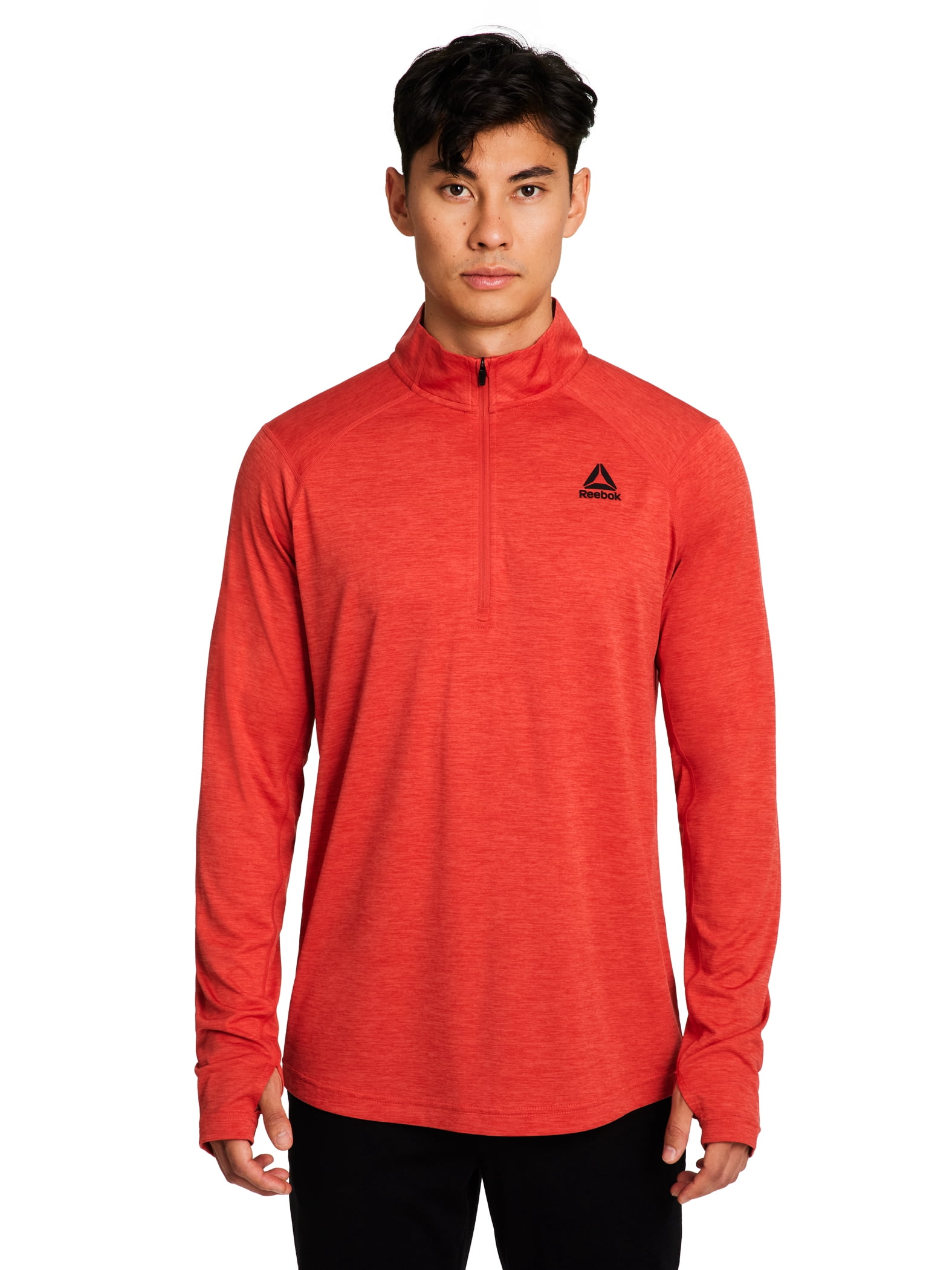 Reebok Men's and Big Men's Trail Quarter-Zip Active Pullover Shirt, Sizes XS-5XL
