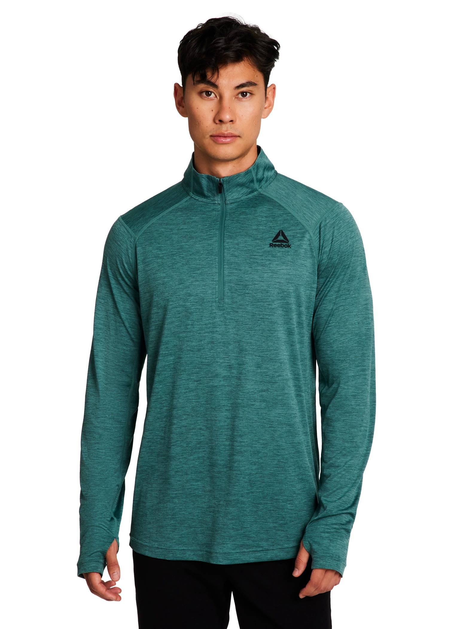 Reebok Men's and Big Men's Trail Quarter-Zip Active Pullover Shirt, Sizes XS-5XL