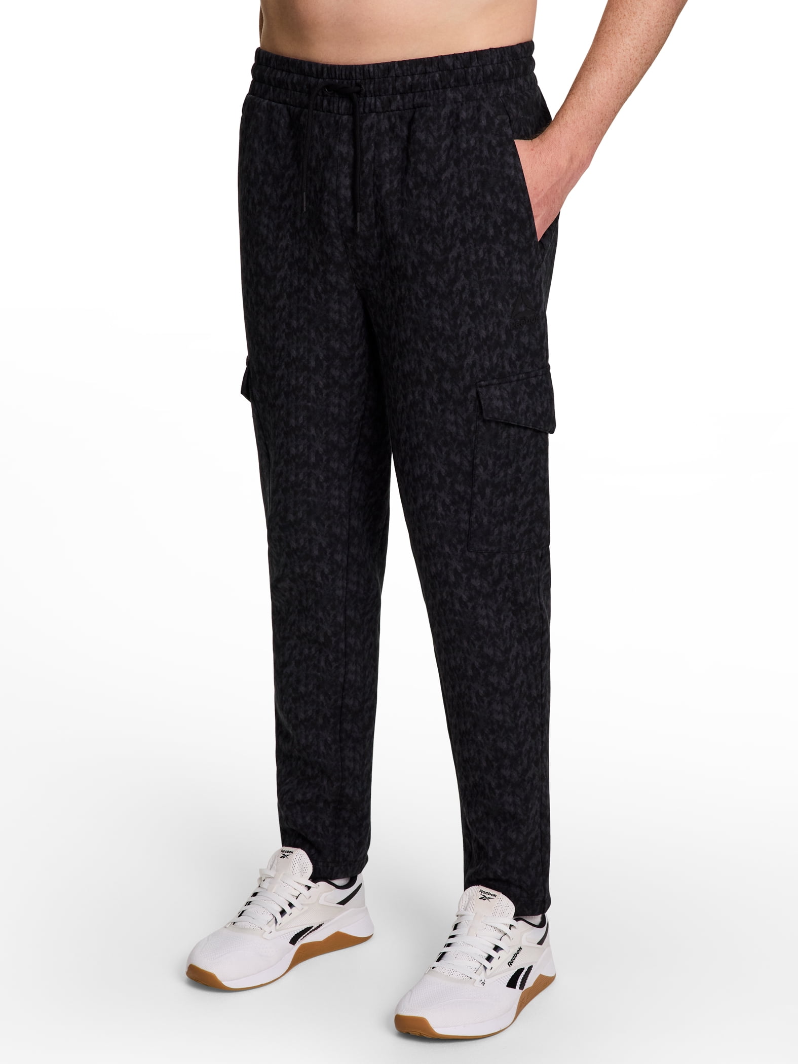 Reebok Men's and Big Men's Unwind Cargo Pants, up to Size 5XL
