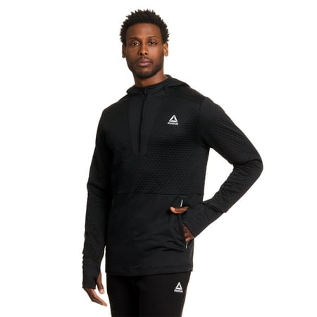 Reebok Men's and Big Men's Velocity Textured Knit Half Zip Shirt, Sizes S-3XL