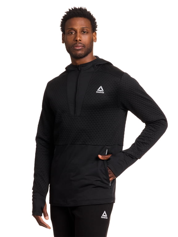 Men's and Big Men's Velocity Textured Knit Half Zip Shirt, Sizes S-3XL