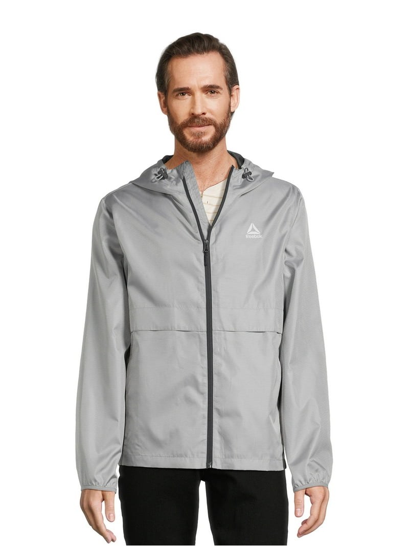 Reebok Men's Windbreaker Jacket with Hood, Sizes S-3XL
