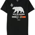 thumbnail image 1 of Reebok Mens Battle For California Graphic T-Shirt, Black, Small, 1 of 2