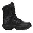 thumbnail image 1 of Reebok Mens Black Leather Tactical Boots Rapid Response RB Comp Toe 10 M, 1 of 5