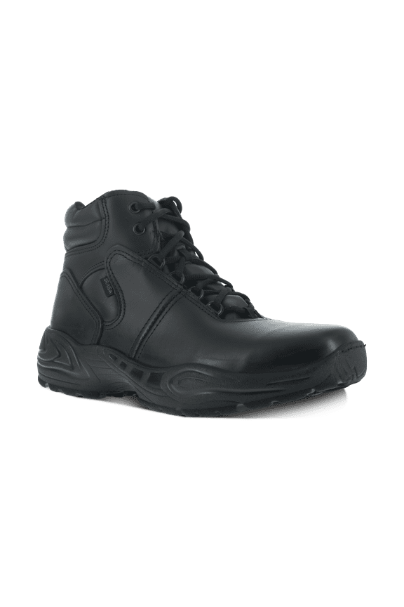 Reebok Mens Black Leather Work Boots Postal Express Chukka 7 W