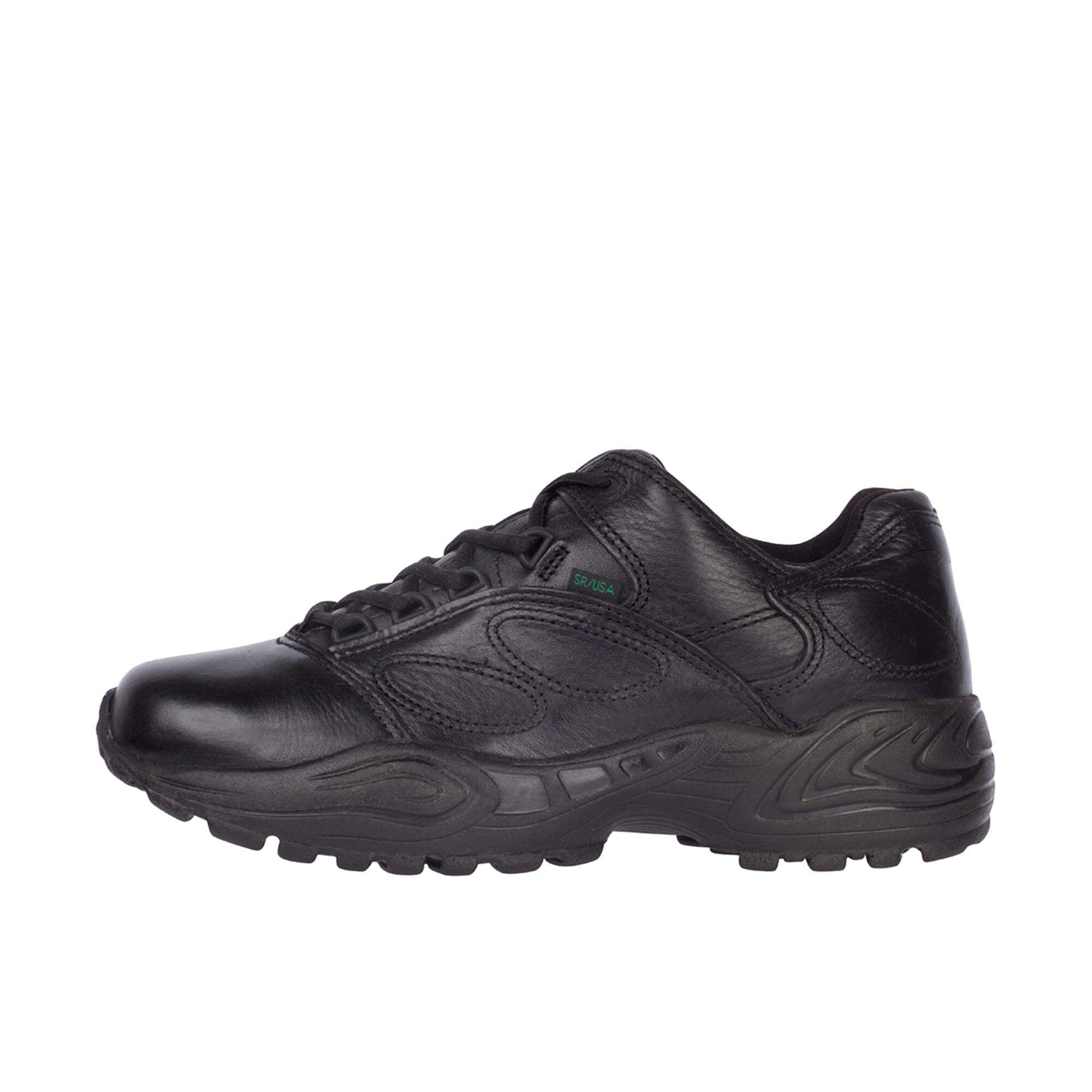 Reebok Mens Black Leather Work Shoes Postal Express Oxfords 