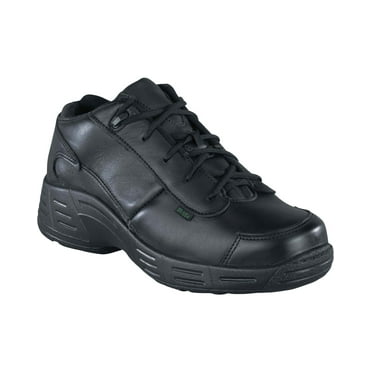 Reebok Mens Black Leather Work Shoes Postal TCT Mid Oxfords 7.5 M