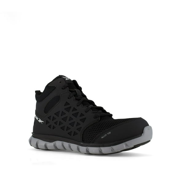 Reebok Mens Black Mesh Work Boots Sublite AT 4 W