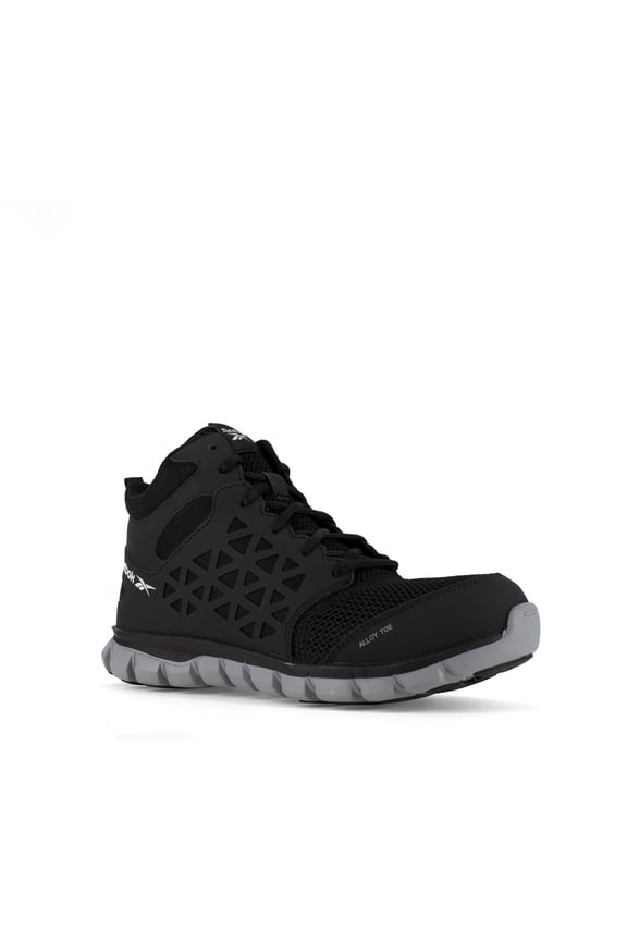 Reebok Mens Black Mesh Work Boots Sublite AT 4 W