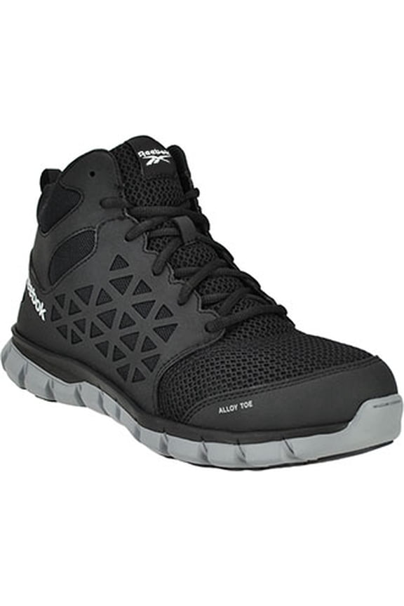 Mens Black Mesh Work Boots Sublite AT 6 W