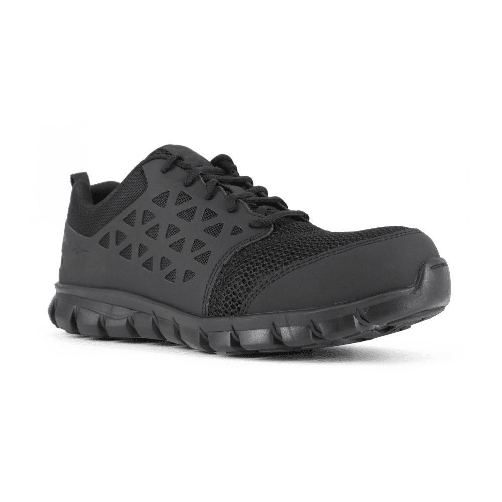 Reebok Mens Black Mesh Work Shoes Athletic Oxford ESD CT 3 W - Walmart.com