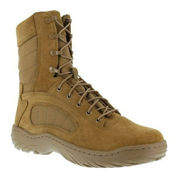 Reebok Mens Coyote Leather Military Boots 8in Tactical Fusion Max 14 M