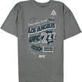 thumbnail image 1 of Reebok Mens Direct From Sunny Los Angeles Graphic T-Shirt, Grey, X-Large, 1 of 3