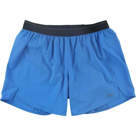 Reebok Mens Epic Athletic Workout Shorts, Blue, Large