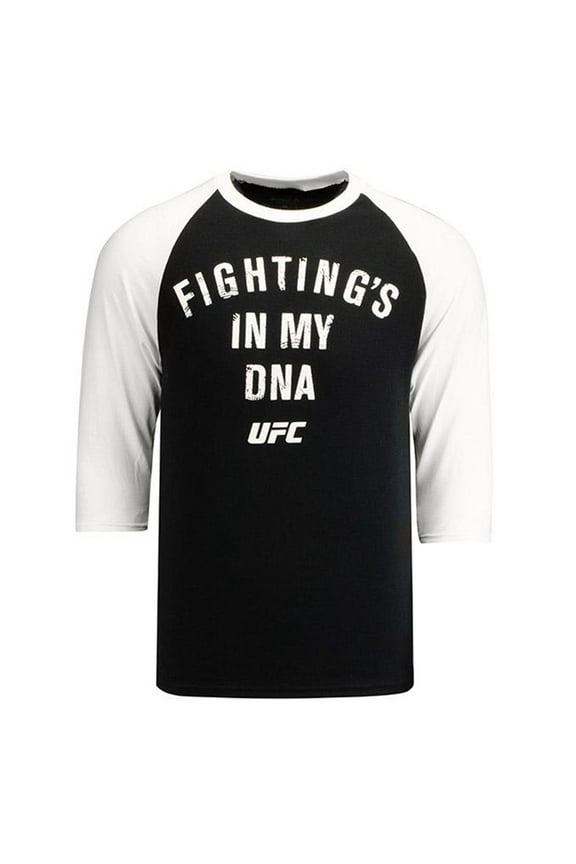 Mens Fighting's In My DNA Graphic T-Shirt, Black, Large