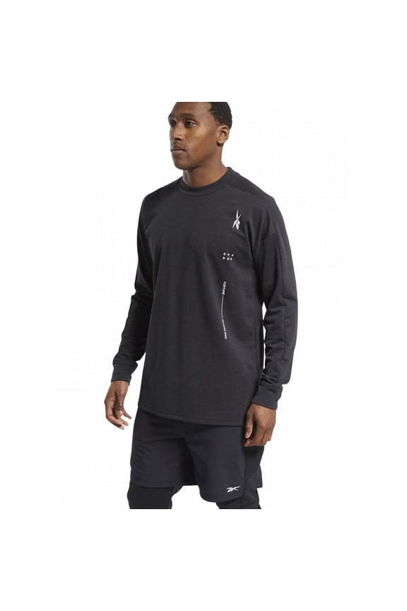 Mens Fortune Favors Risk Graphic T-Shirt, Black, Medium