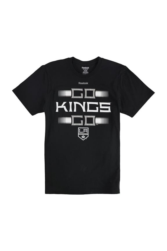 Mens Go Kings Go Graphic T-Shirt, Black, Small