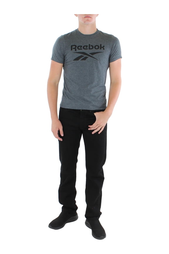 Mens Heathered Crewneck T-Shirt