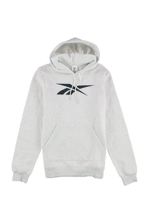 Mens Holiday Fleece Hoodie Sweatshirt, Grey, Medium