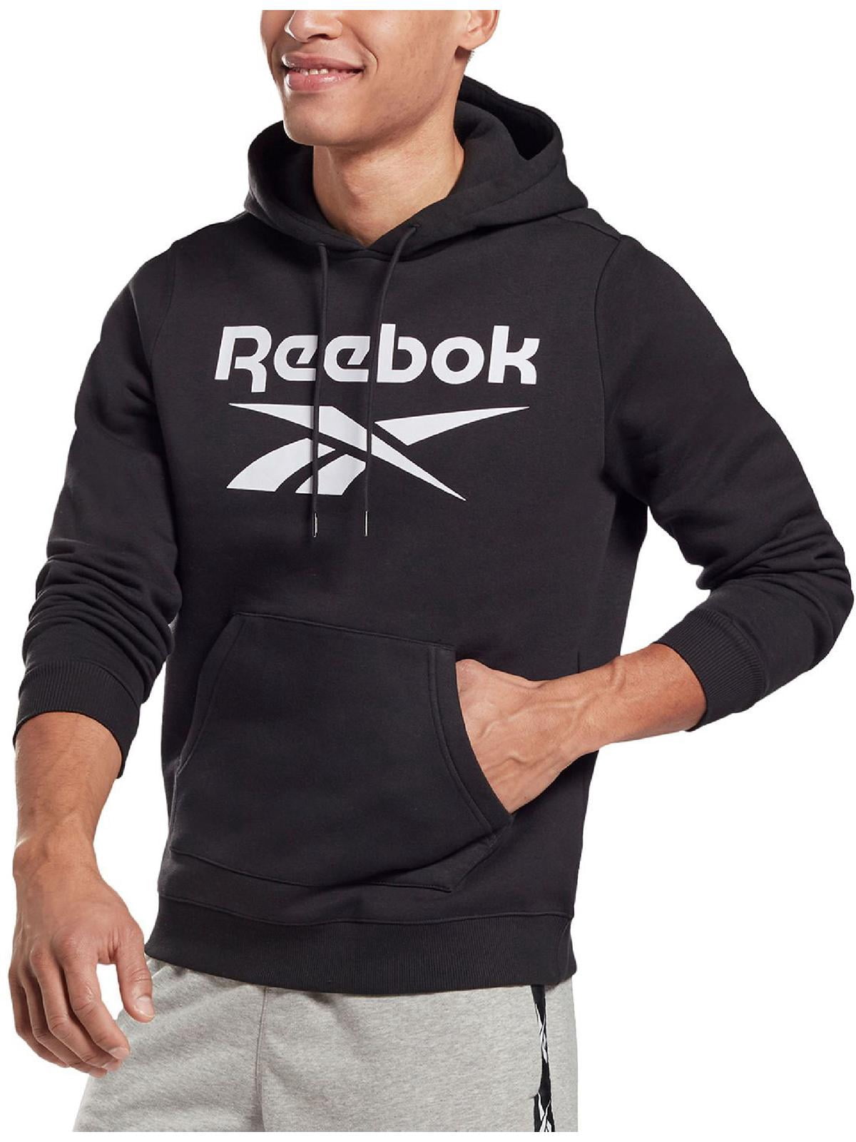 Reebok Mens Logo Fleece Hoodie - Walmart.com