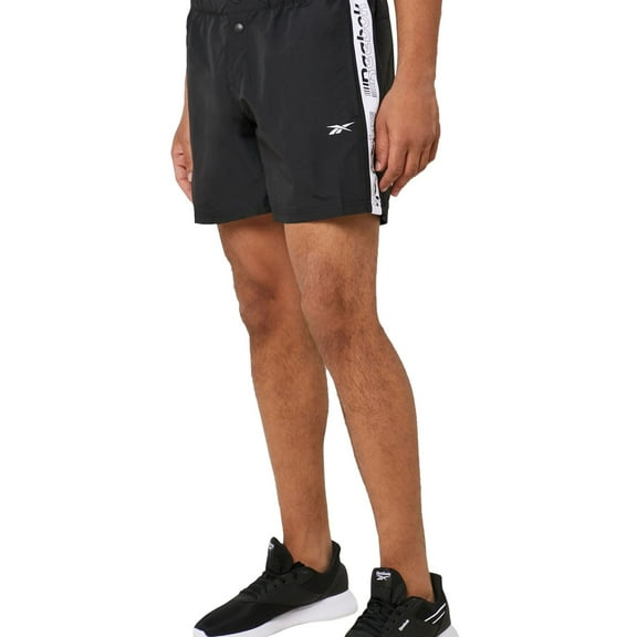 Reebok Mens Meet You There Athletic Workout Shorts, Black, X-Small
