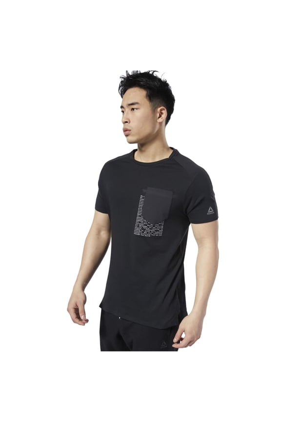 Mens Move Graphic T-Shirt, Black, Medium