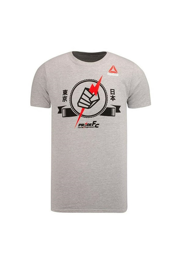 Mens Pride Fist Bolt Graphic T-Shirt, Grey, Small