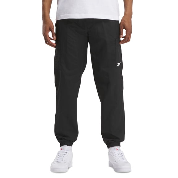 Reebok Mens Regular fit Uniform Cargo Pants Small Black Solid