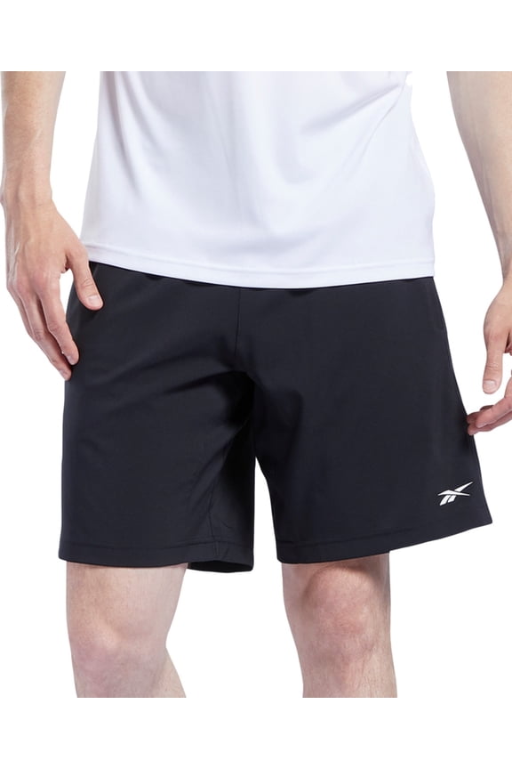 Mens Regular fit Drawstring Shorts Large Orange Solid Moisture Wicking