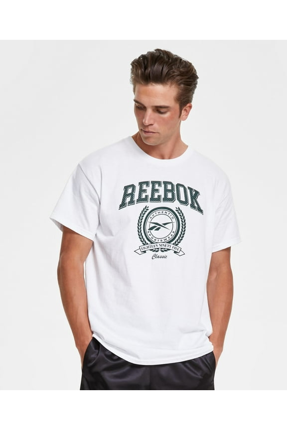 Mens Regular fit Short Sleeve Graphic T-Shirt Shirt Medium White Solid