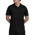 thumbnail image 1 of Reebok Mens Regular fit Short Sleeve Polo Shirt XXL Black Solid, 1 of 1