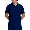 thumbnail image 1 of Reebok Polo Shirt Men's 2XL Vector Navy Stretch Short Sleeve Performance FTS726, 1 of 4