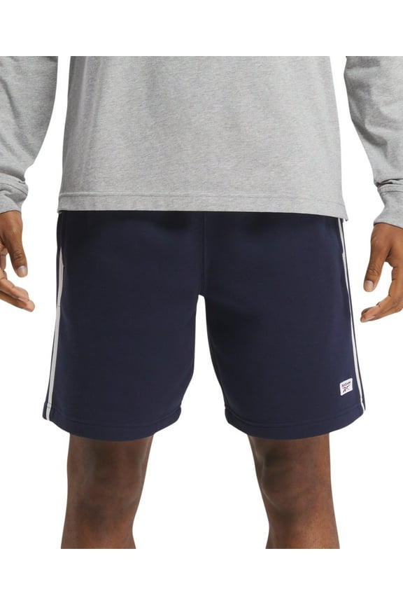 Mens Regular fit Sweat Shorts Shorts Large Navy Blue Solid