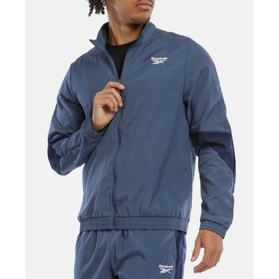 Reebok Mens Regular fit Track Jacket Coat XXL Blue Lightweight