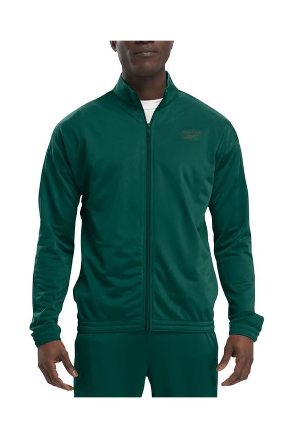 Mens Track Jacket Coat XXL Green Solid