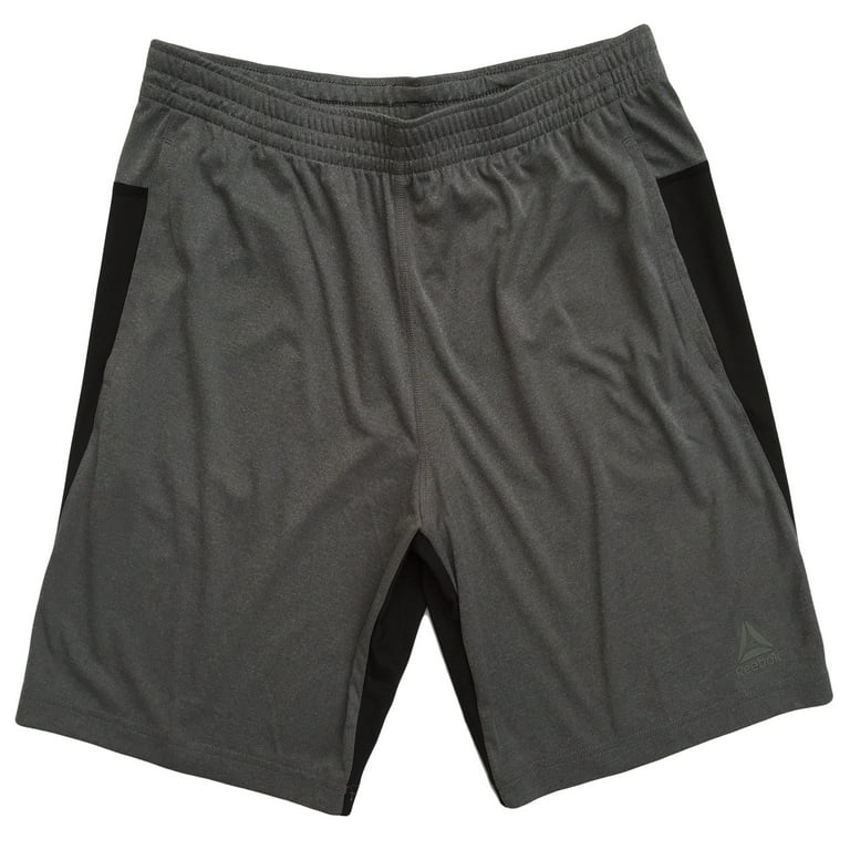 Reebok Mens Speedwick Speed Shorts (Two-tone Gray/Black, X-Large