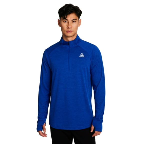 Reebok Men's and Big Men's Trail Quarter-Zip Active Pullover Shirt, Sizes XS-5XL