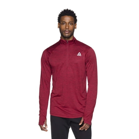 Reebok Mens Trail Quarter-Zip Active Pullover Sweatshirt, Sizes S-3XL