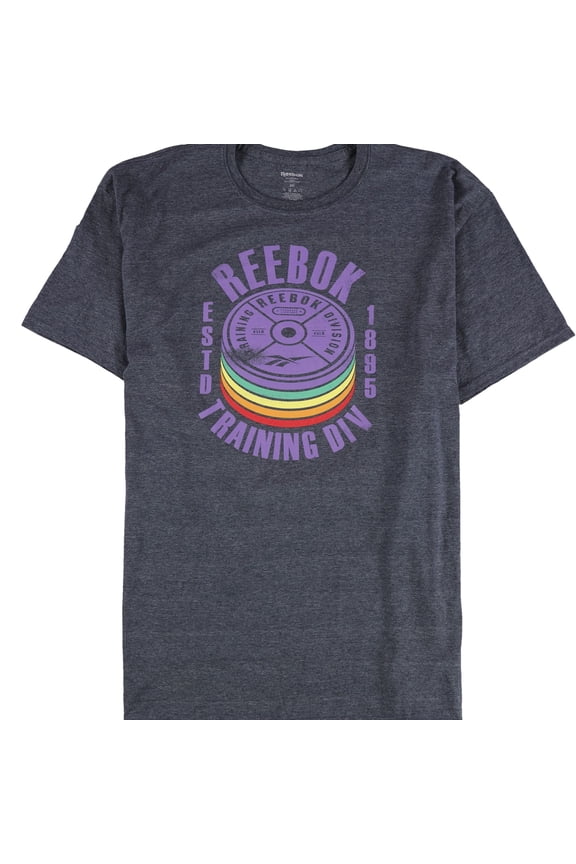 Mens Training DIV Graphic T-Shirt, Grey, Small